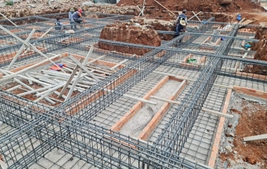 móng băng cho công trình xây dựng