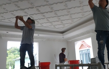 Thi công thạch cao - các lưu ý giám sát và thi công chuẩn mực