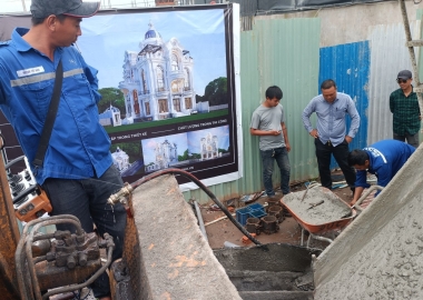 xây dựng biệt thự Tân cổ Điển 4 tầng