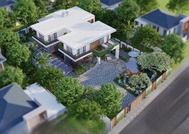 Nhà Hiện Đại 2 Tầng rộng 800 m2