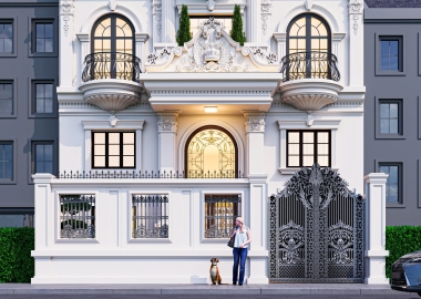 Cập Nhật Tiến Độ Thi Công Tầng Lửng Biệt Thự Tân Cổ Điển Anh Phú Thủ Đức - Hé Lộ Trái Tim Không Gian Sống Đẳng Cấp