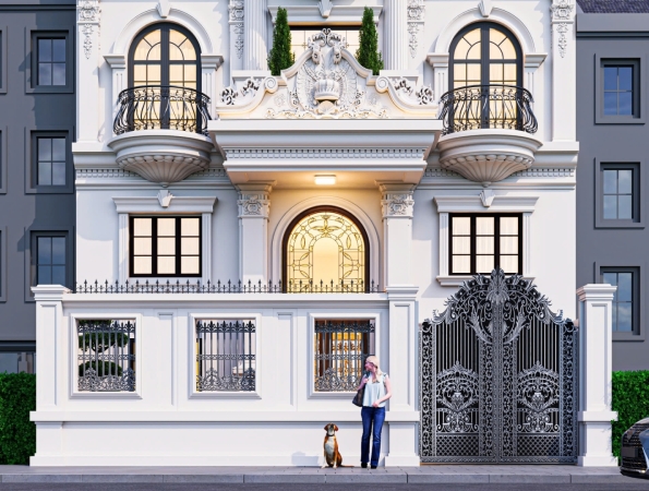 Cập Nhật Tiến Độ Thi Công Tầng Lửng Biệt Thự Tân Cổ Điển Anh Phú Thủ Đức - Hé Lộ Trái Tim Không Gian Sống Đẳng Cấp