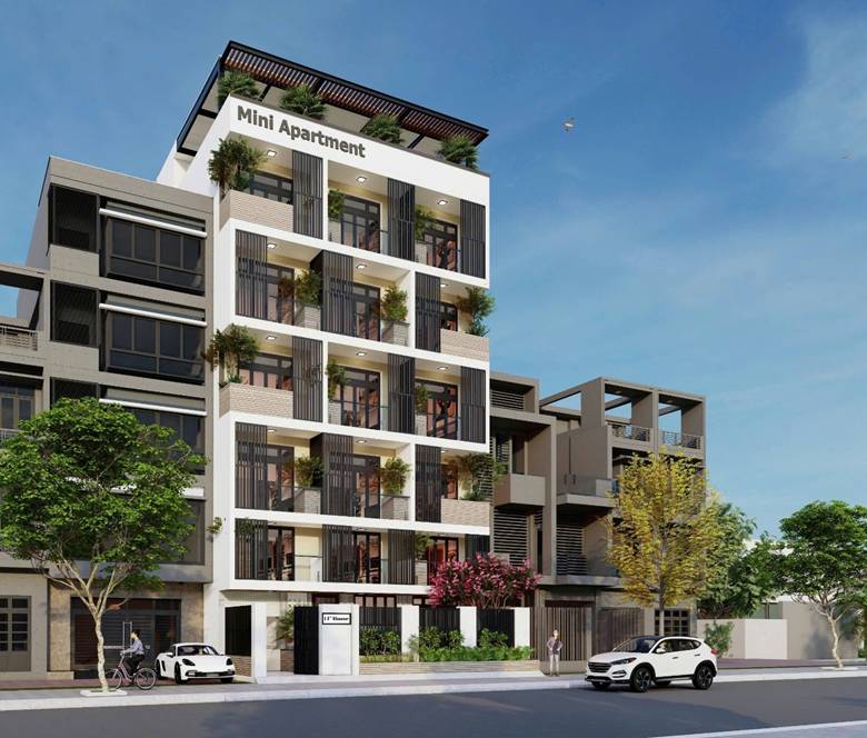 Hình ảnh thiết kế căn hộ dịch vụ tại quận 7